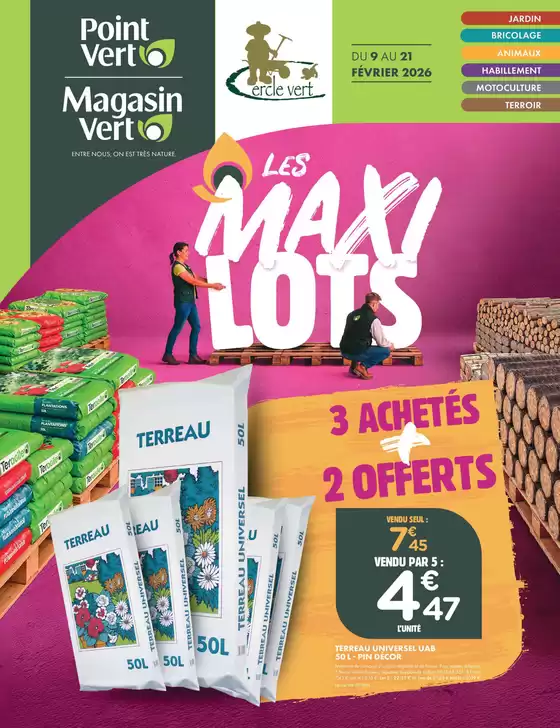 Catalogue Point Vert à  | Meilleures offres pour les acheteurs économes | 2026-02-09T00:00:00.000Z - 2026-02-21T00:00:00.000Z