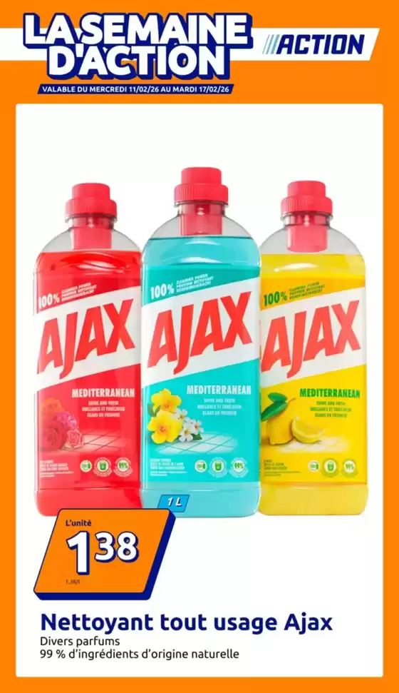 Catalogue Action à  | La semaine d'Action | 2026-02-11T00:00:00.000Z - 2026-02-17T00:00:00.000Z