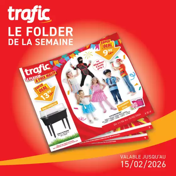 Catalogue Trafic à Birac (Charente) |  NOUVEAU FOLDER DISPONIBLE !  | 2026-02-11T00:00:00.000Z - 2026-02-15T00:00:00.000Z