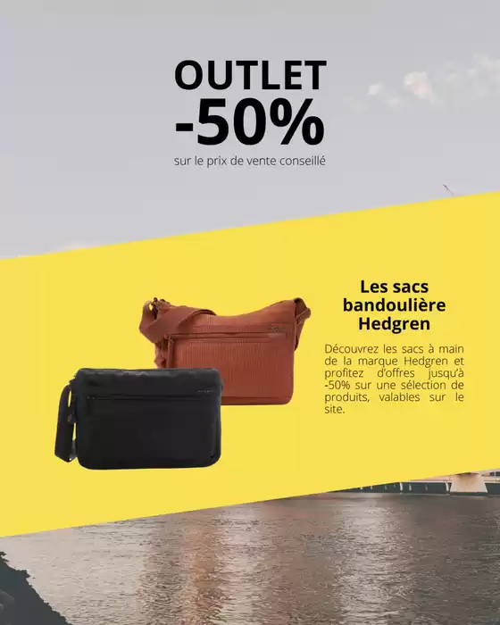 Catalogue Rayon d'Or à Chalon-sur-Saône | Les sacs Hedgren vous attendent en outlet jusqu’à -50%  | 2026-02-11T00:00:00.000Z - 2026-02-28T00:00:00.000Z