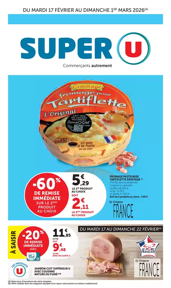Catalogue Super U | Spécial Hiver | 2026-02-17T00:00:00.000Z - 2026-03-01T00:00:00.000Z