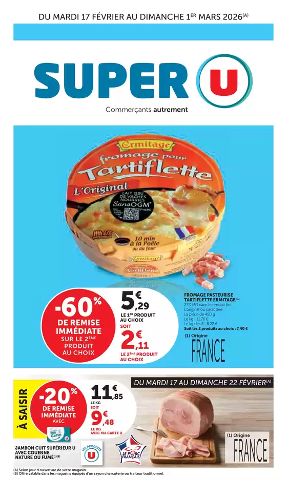 Catalogue Super U à  | Spécial Hiver | 2026-02-17T00:00:00.000Z - 2026-03-01T00:00:00.000Z