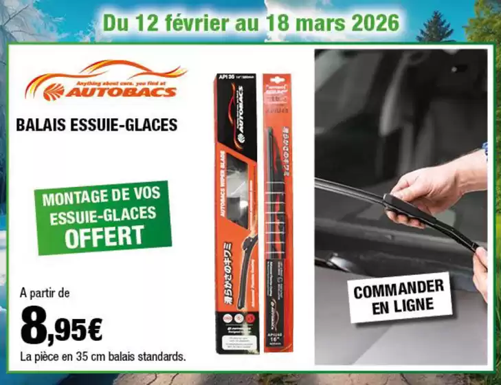 Catalogue Autobacs | ACCESOIRES AUTO | 2026-02-12T00:00:00.000Z - 2026-03-18T00:00:00.000Z