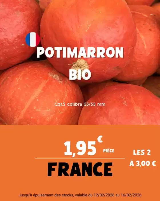 Catalogue Nous anti gaspi | Les fruits et légumes de la semaine sont de retour chez NOUS  | 2026-02-12T00:00:00.000Z - 2026-02-16T00:00:00.000Z