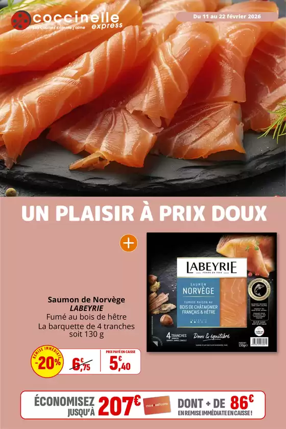 Catalogue Coccinelle Express à  | UN PLAISIR À PRIX DOUX | 2026-02-11T00:00:00.000Z - 2026-02-22T00:00:00.000Z