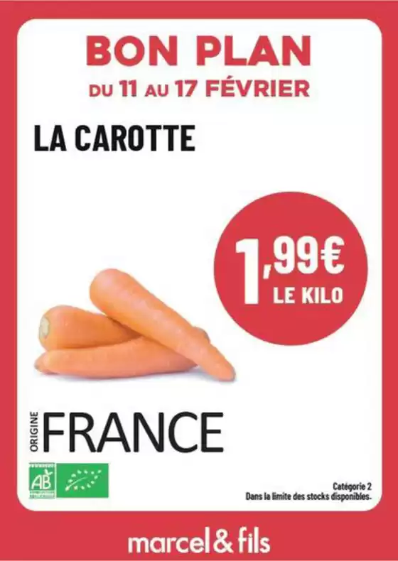 Catalogue marcel & fils à Brie-Comte-Robert | Bon Plan | 2026-02-12T00:00:00.000Z - 2026-02-17T00:00:00.000Z