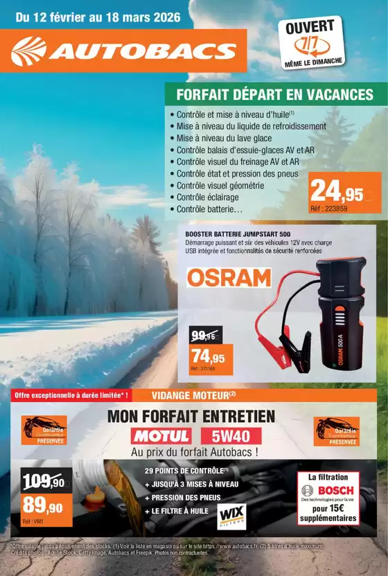 Catalogue Autobacs à Belcaire | Promotion du moment | 2026-02-13T00:00:00.000Z - 2026-03-18T00:00:00.000Z