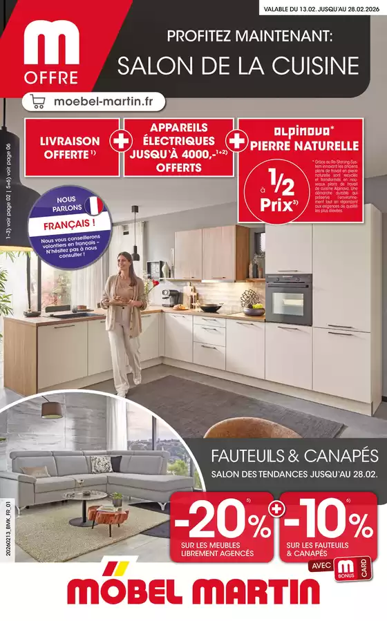 Catalogue Möbel Martin | Salon de la cuisine | 2026-02-13T00:00:00.000Z - 2026-02-28T00:00:00.000Z