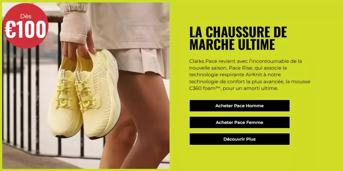 Catalogue Clarks à Paris | LA CHAUSSURE DE MARCHE ULTIME | 2026-02-13T00:00:00.000Z - 2026-02-28T00:00:00.000Z