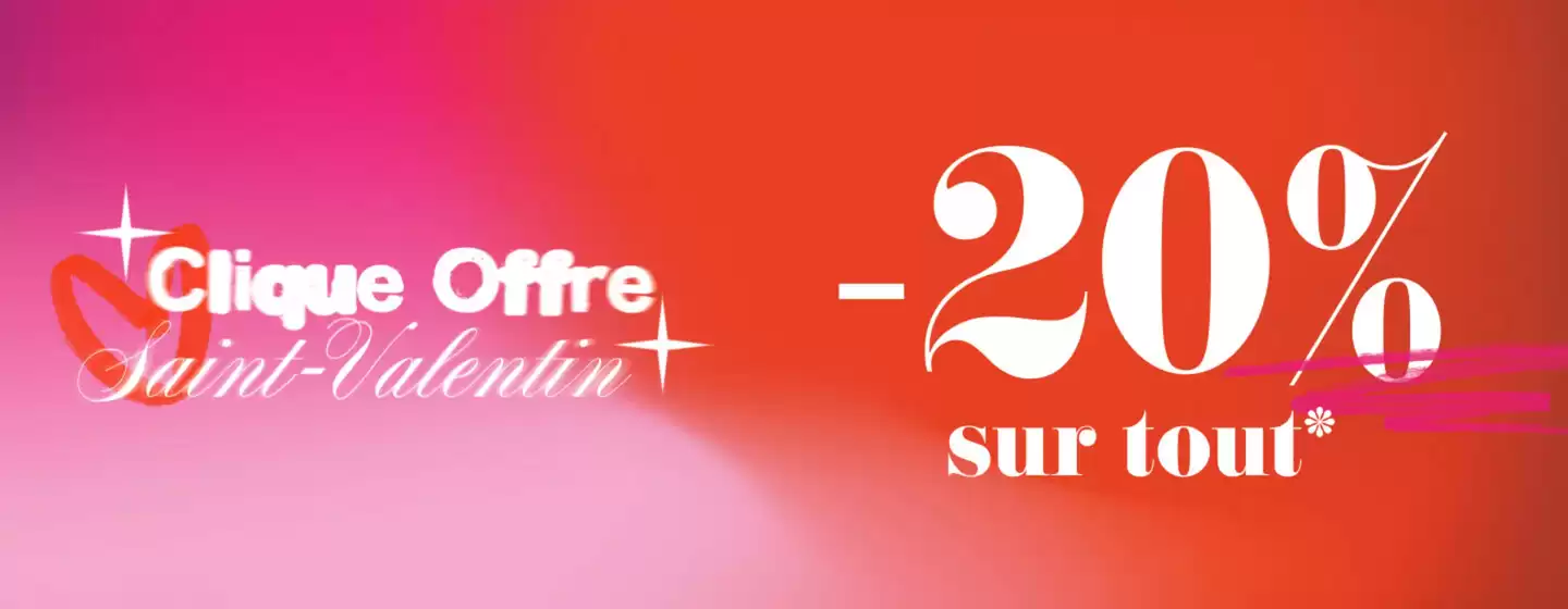Catalogue Snipes à Paris | CLIQUE OFFRE SAINT‑VALENTIN | 2026-02-13T00:00:00.000Z - 2026-02-15T00:00:00.000Z