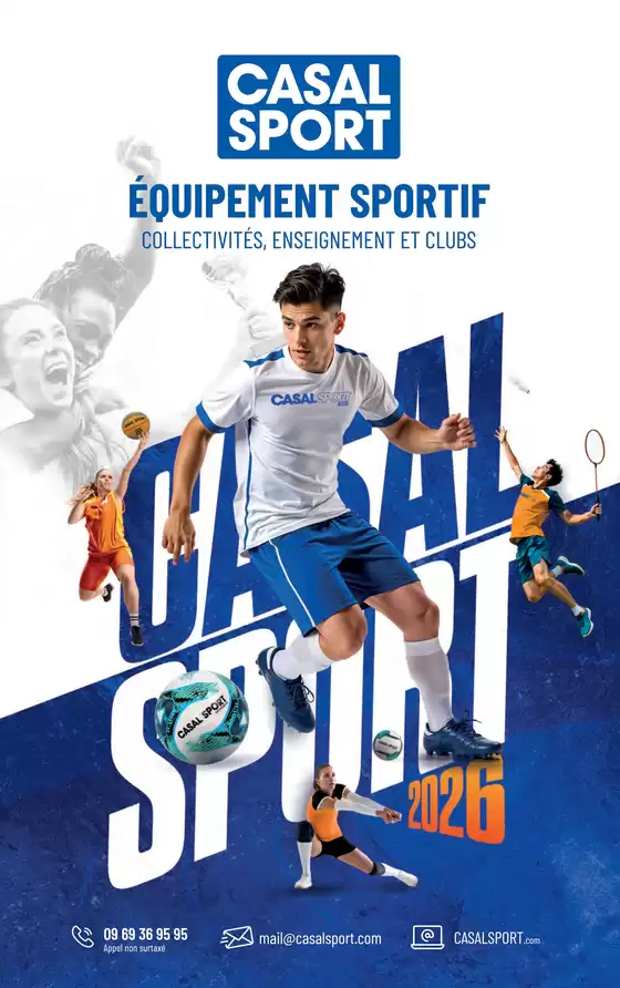 Catalogue Casal Sport à Brest | Équipement Sportif 2026 | 2026-02-13T00:00:00.000Z - 2026-12-31T00:00:00.000Z