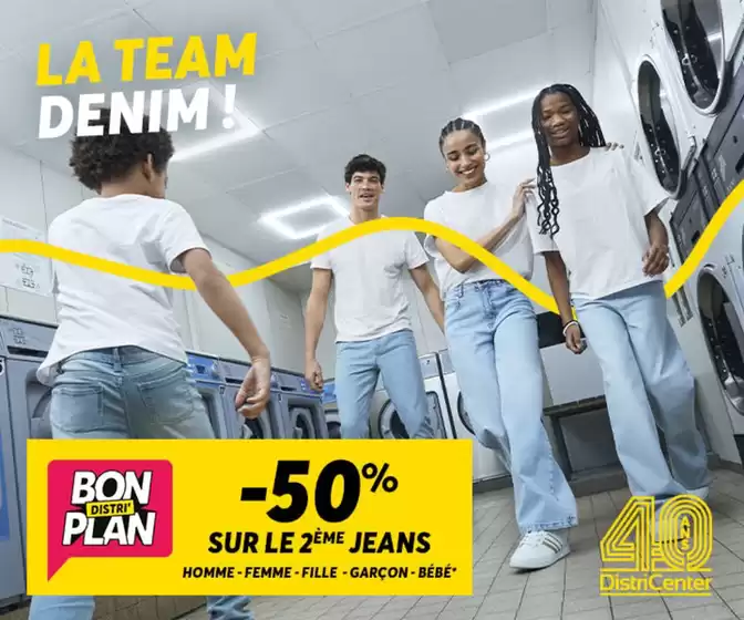 Catalogue DistriCenter à Allonnes (Sarthe) | La ream denim ! | 2026-02-16T00:00:00.000Z - 2026-03-01T00:00:00.000Z
