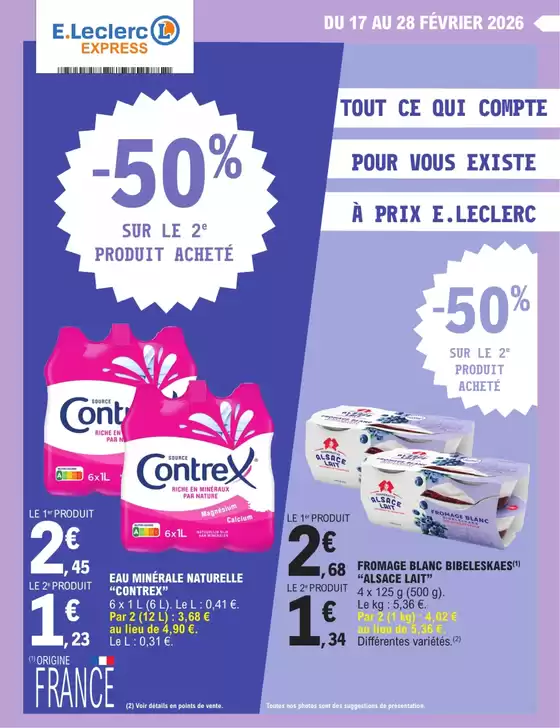 Catalogue E.Leclerc Express à Saint-Rémy-des-Monts | TRAFIC POUVOIR DACHAT 1 - EXPRESS | 2026-02-17T00:00:00.000Z - 2026-02-28T00:00:00.000Z