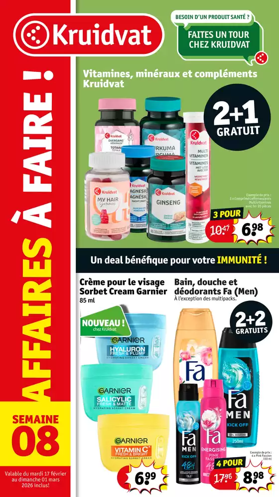 Catalogue Kruidvat à Saint-Rémy-des-Monts | Nouvelles offres à découvrir | 2026-02-17T00:00:00.000Z - 2026-03-01T00:00:00.000Z