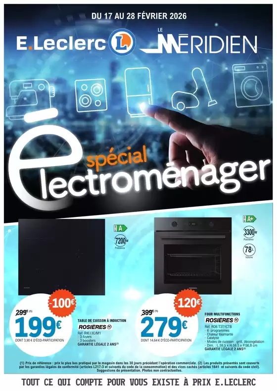 Catalogue E.Leclerc à Saint-Sauveur-le-Vicomte | ARTS MENAGERS N°1 | 2026-02-17T00:00:00.000Z - 2026-02-28T00:00:00.000Z