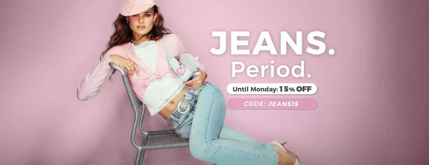 Catalogue Tally Weijl à Pornic | Jeans. Period. | 2026-02-16T00:00:00.000Z - 2026-03-01T00:00:00.000Z