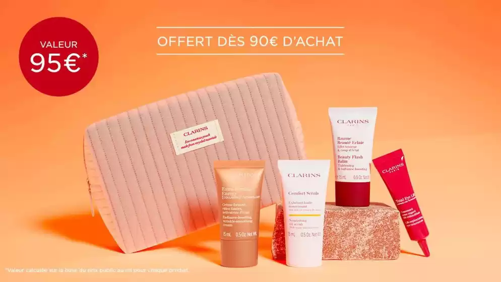 Catalogue Clarins à Saint-Tropez | Offre du moment | 2026-02-16T00:00:00.000Z - 2026-03-03T00:00:00.000Z