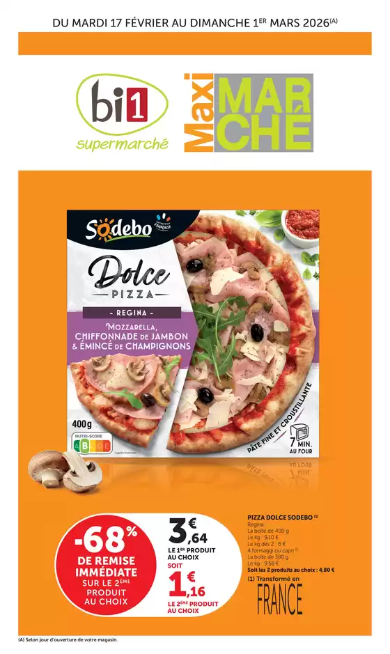 Catalogue Bi1 à Charenton-le-Pont | Raclette Ue1 | 2026-02-17T00:00:00.000Z - 2026-03-01T00:00:00.000Z