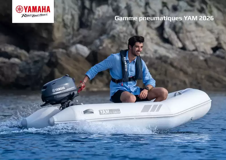 Catalogue Yamaha à Toulouse | Catalogue Yamaha Marine - Pneumatiques YAM | 2026-02-01T00:00:00.000Z - 2026-02-28T00:00:00.000Z