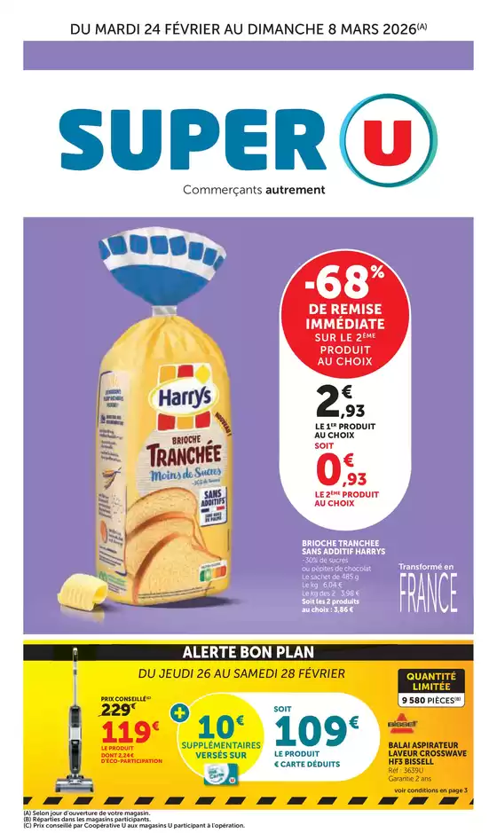 Catalogue Super U à | Catalogue SUPER U | 2026-02-24T00:00:00.000Z - 2026-03-08T00:00:00.000Z