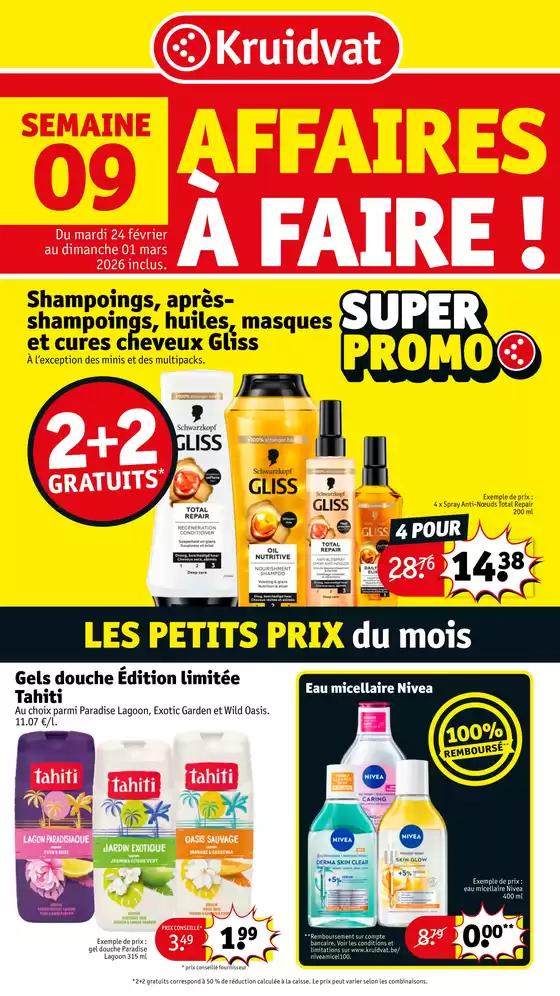 Catalogue Kruidvat à Clermont-Ferrand | AFFAIRES À FAIRE ! | 2026-02-24T00:00:00.000Z - 2026-03-01T00:00:00.000Z