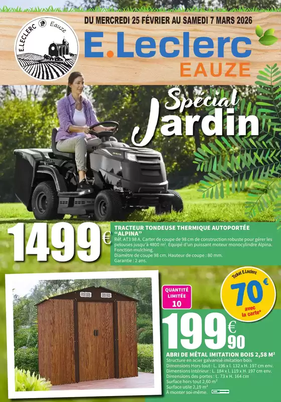 Catalogue E.Leclerc à Grenoble | JARDIN MAG | 2026-02-25T00:00:00.000Z - 2026-03-07T00:00:00.000Z