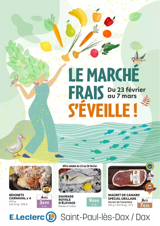 Catalogue E.Leclerc à Grenoble | Marché Frais 1 | 2026-02-23T00:00:00.000Z - 2026-03-07T00:00:00.000Z