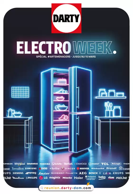 Catalogue Darty à Champlan | Electro Week | 2026-02-23T00:00:00.000Z - 2026-03-15T00:00:00.000Z