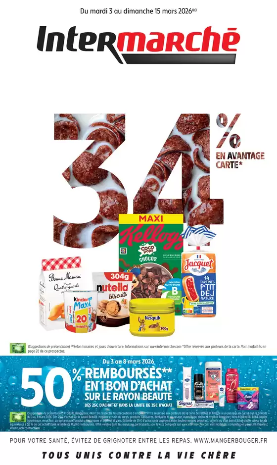 Catalogue Intermarché à Bruay-la-Buissière | GEN MARS 2 + CAHIER REGION | 2026-03-03T00:00:00.000Z - 2026-03-15T00:00:00.000Z