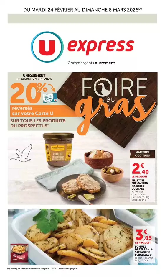 Catalogue U Express | Jour de Marché | 2026-02-24T00:00:00.000Z - 2026-03-08T00:00:00.000Z