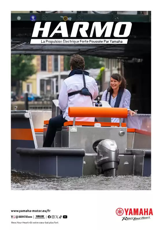 Catalogue Yamaha | Catalogue Yamaha Marine - Moteurs électriques Harmo | 2026-02-01T00:00:00.000Z - 2026-02-28T00:00:00.000Z