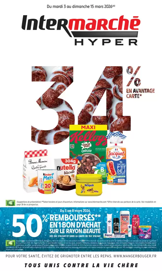 Catalogue Intermarché Hyper à | GEN MARS 2 + CAHIER REGION | 2026-03-03T00:00:00.000Z - 2026-03-15T00:00:00.000Z
