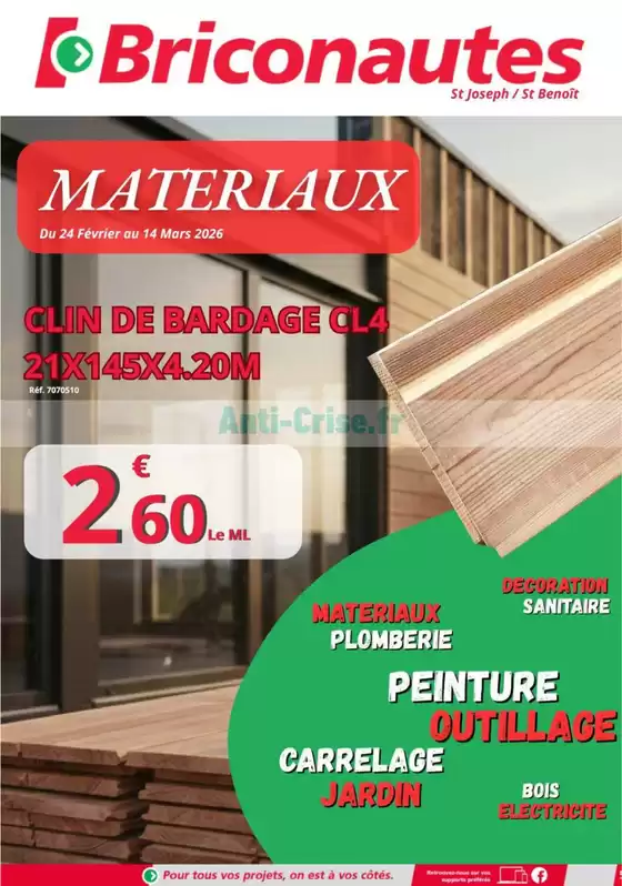 Catalogue Les Briconautes | MATERIAUX | 2026-02-25T00:00:00.000Z - 2026-03-14T00:00:00.000Z
