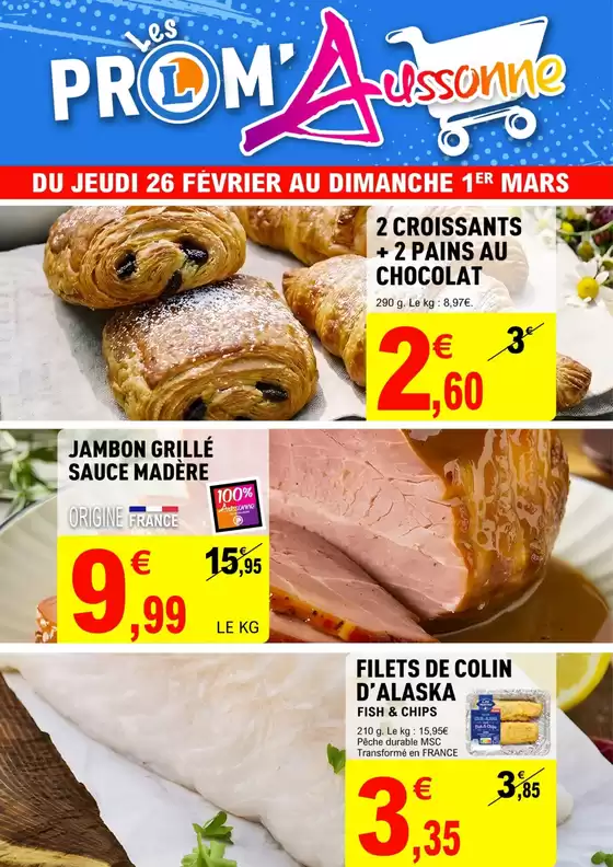 Catalogue E.Leclerc | PROM AUSSONNE SEM09 | 2026-02-26T00:00:00.000Z - 2026-03-01T00:00:00.000Z