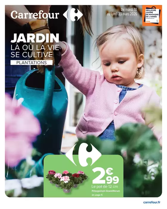 Catalogue Carrefour à Saint-Denis (Seine Saint Denis) | JARDIN LÀ OÙ LA VIE SE CULTIVE | 2026-03-10T00:00:00.000Z - 2026-03-23T00:00:00.000Z