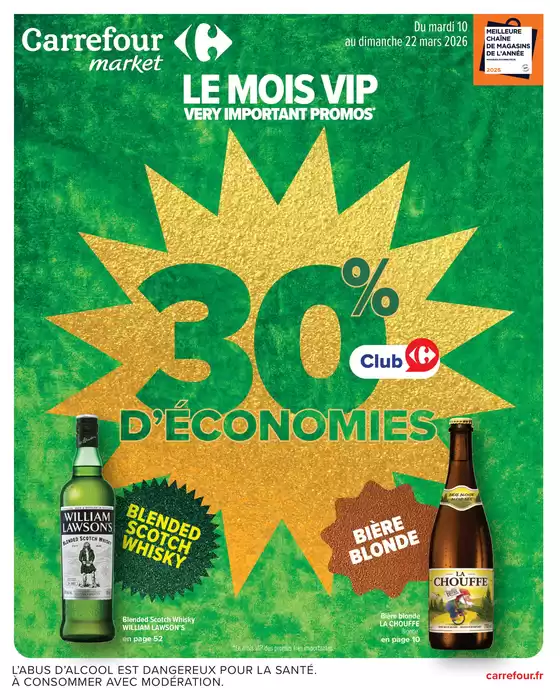 Catalogue Carrefour Drive | LE MOIS VIP 30 DÉCONOMIES | 2026-03-10T00:00:00.000Z - 2026-03-22T00:00:00.000Z