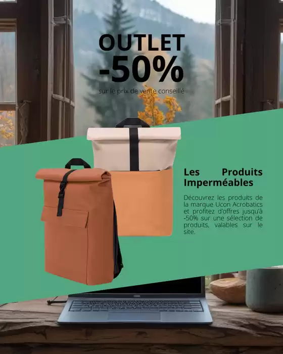 Catalogue Rayon d'Or |  -50% sur une sélection Ucon Acrobatics chez Rayon d’Or Bagages !  | 2026-02-26T00:00:00.000Z - 2026-03-15T00:00:00.000Z