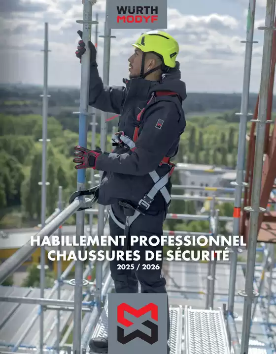 Catalogue Würth | Habillement professionnel 2026 | 2026-02-27T00:00:00.000Z - 2026-12-31T00:00:00.000Z