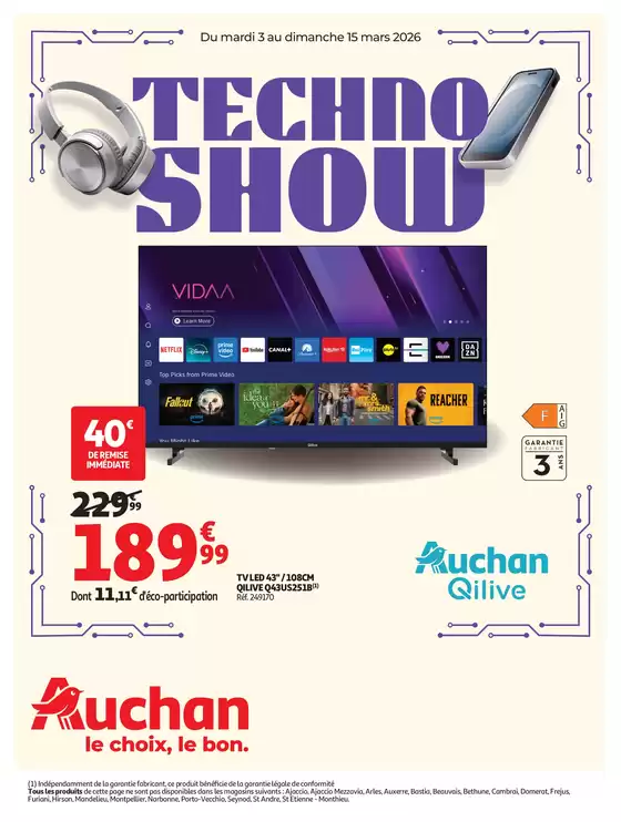 Catalogue Auchan Hypermarché | High tech électroménager | 2026-03-03T00:00:00.000Z - 2026-03-15T00:00:00.000Z