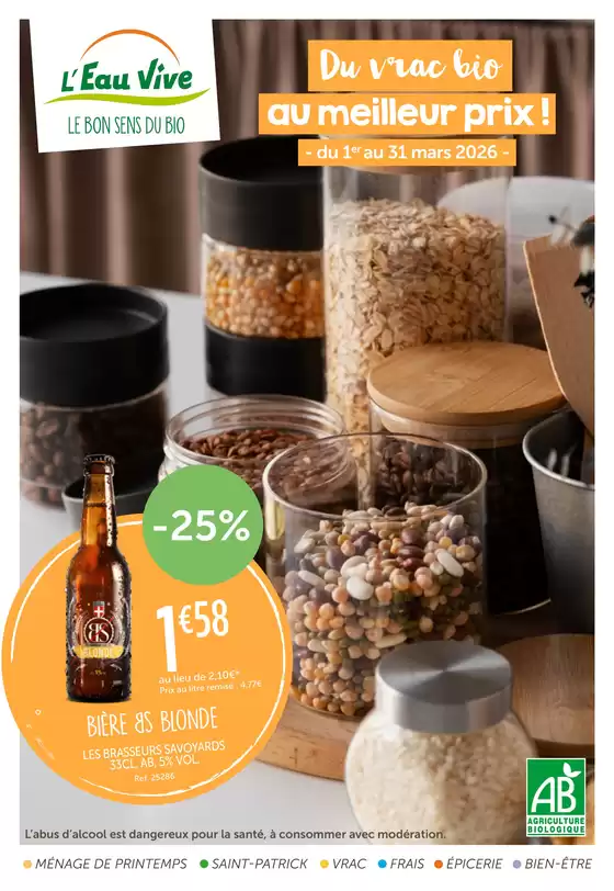 Catalogue L'Eau Vive | Catalogue Mars 2026 | 2026-03-02T00:00:00.000Z - 2026-03-31T00:00:00.000Z