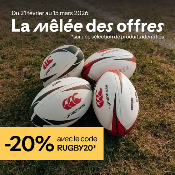 Catalogue Decathlon à  | La Mêlé des offres | 2026-03-02T00:00:00.000Z - 2026-03-15T00:00:00.000Z