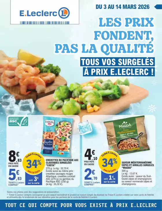 Catalogue E.Leclerc | SURGELES - DIGITALE - MIXTE | 2026-03-03T00:00:00.000Z - 2026-03-14T00:00:00.000Z