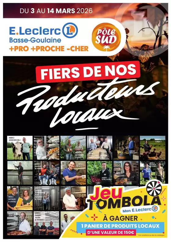 Catalogue E.Leclerc | PRODUCTEURS LOCAUX | 2026-03-03T00:00:00.000Z - 2026-03-14T00:00:00.000Z