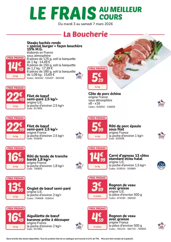 Catalogue Promocash à Lille | Frais au meilleur cours | 2026-03-03T00:00:00.000Z - 2026-03-07T00:00:00.000Z