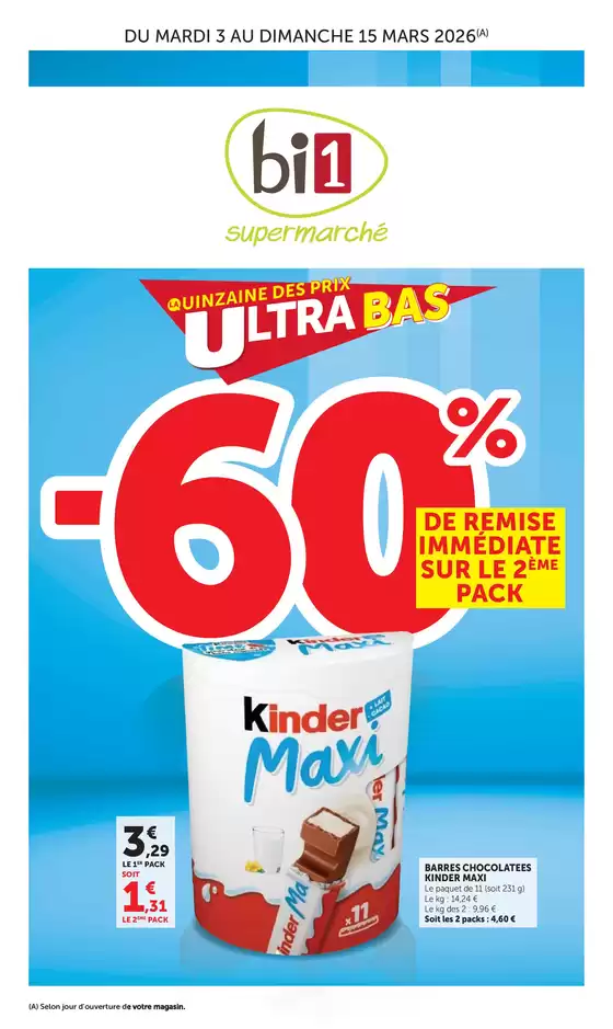 Catalogue Bi1 | Temps Fort 1 Mars Su2 | 2026-03-04T00:00:00.000Z - 2026-03-15T00:00:00.000Z