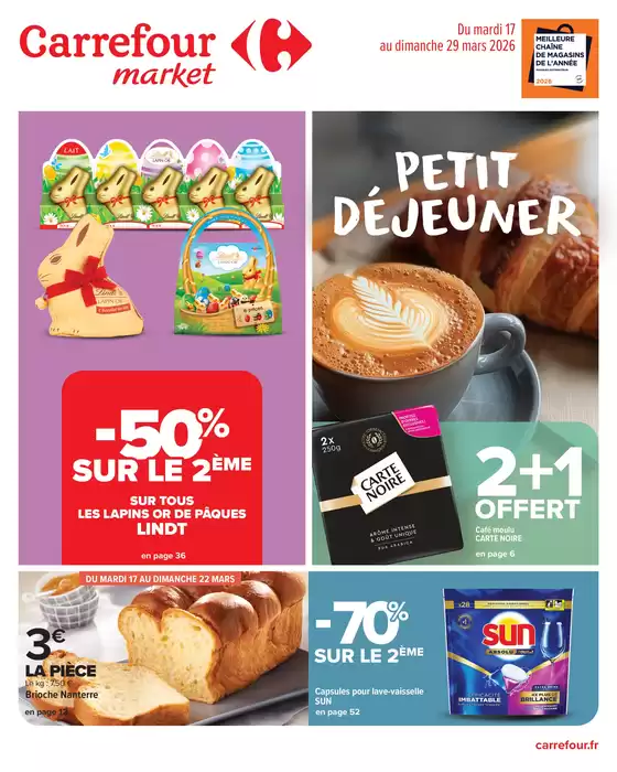Catalogue Carrefour Drive | PETIT DÉJEUNER | 2026-03-17T00:00:00.000Z - 2026-03-29T00:00:00.000Z