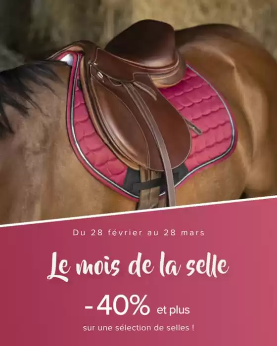 Catalogue Padd à Aulnay-sous-Bois | Jusqu'au 28 mars, -40% et plus sur une sélection de selles Bates et Éric Thomas | 2026-03-05T00:00:00.000Z - 2026-03-28T00:00:00.000Z