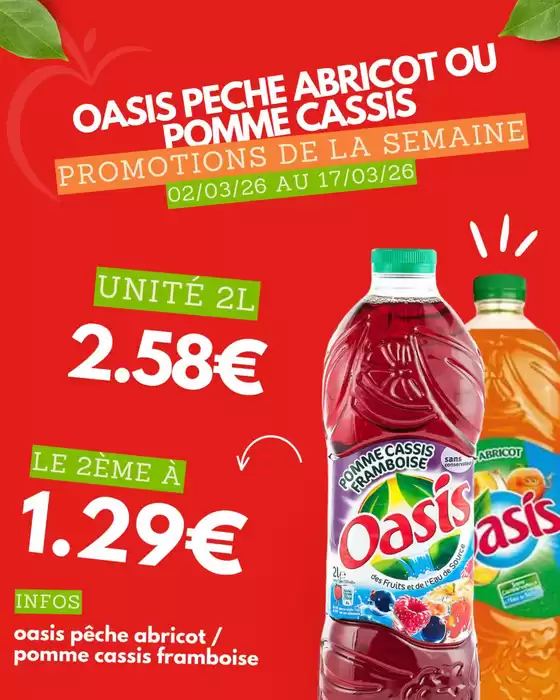 Catalogue marché frais Géant à Holtzheim | Promotions de la semaine | 2026-03-05T00:00:00.000Z - 2026-03-17T00:00:00.000Z