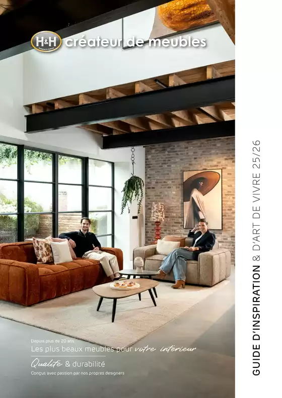 Catalogue H&H à Francières (Oise) | GUIDE D’INSPIRATION & D’ART DE VIVRE 25/26 | 2026-03-06T00:00:00.000Z - 2026-08-31T00:00:00.000Z