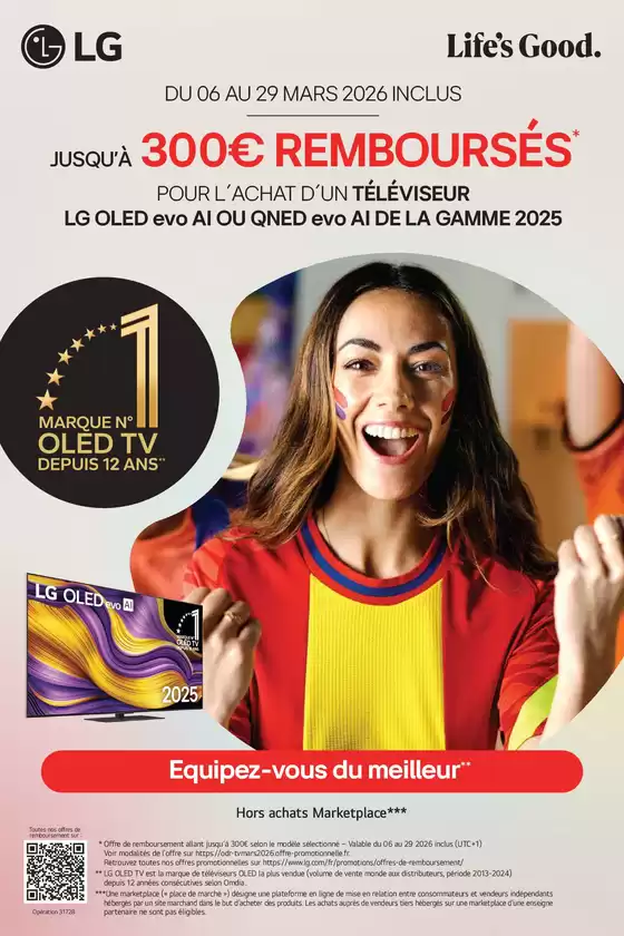 Catalogue MDA à Argentan | 4904 Preview 2026 LGEFS MS TV Leaflet Cashback valide | 2026-03-06T00:00:00.000Z - 2026-03-29T00:00:00.000Z